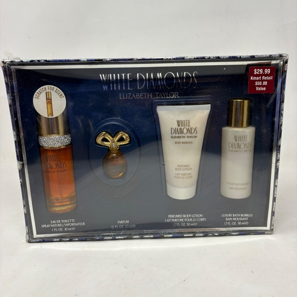 Elizabeth Taylor White Diamonds 4 Piece Fragrance Gift Set
